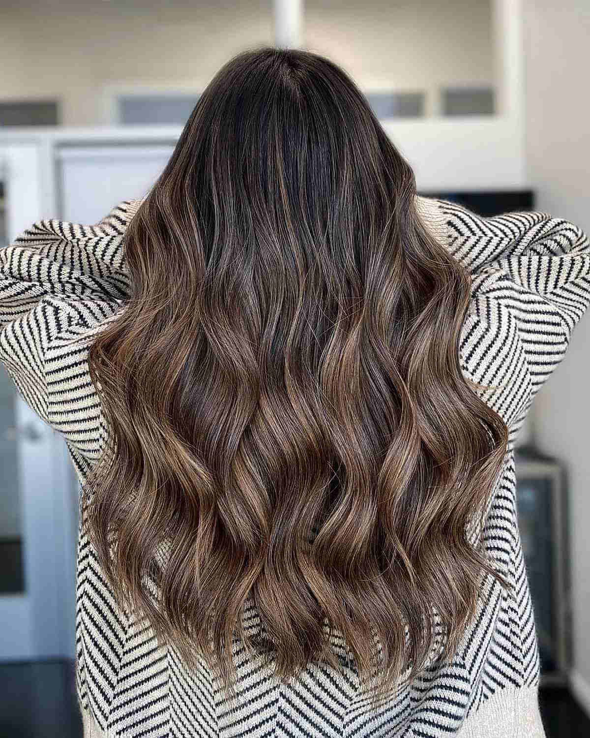 Voluminous Dimensional Light Brunette Hair